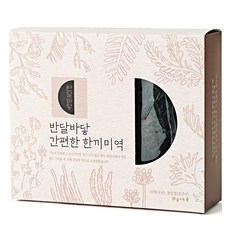 만전김 반달바닿 간편한 한끼미역, 25g, 6개
