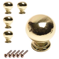 Sonjabisesang 圓球形單孔家具把手, 金色, 5個