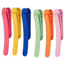 마르벨라 실리콘 책갈피 6종 세트, A세트 혼합색상, 1세트