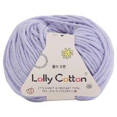 앵콜스 롤리코튼 뜨개실, 50 베이비퍼플, 1개