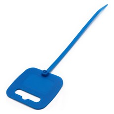 CableMate 姓名標籤束帶 UNK-210MT 50入, 藍色, 1個