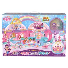 RainbowBubbleGem Mimi World 秘密之家娃娃屋, 1個, 混合顏色
