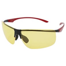 BITROMAN 超輕量夜間用運動護目鏡 12g, 黑紅色, 1個