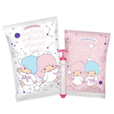 Sanrio 三麗鷗 四大四中真空壓縮袋 附抽氣桶, 8入, 1組