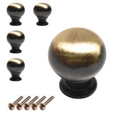 Sonjabisesang 圓球單孔傢俱把手, 棕色, 5個