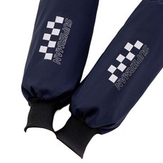 Sunday 工作用 美術用 運動用 防水袖套 2入, 格紋深藍