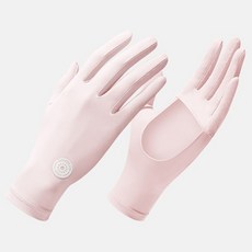 GOLOV.EJOy 防曬運動駕駛手套 雙手佩戴組, 1組, 淺粉色