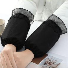 Sunday 舒適好穿美術用防水袖套 2入, 黑色