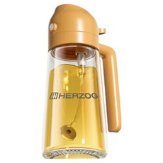 HERZOG PFANNEN Macht 舒適油噴霧瓶 黃色, 470ml, 1個