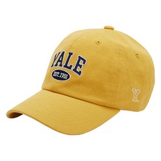 YALE KIDS 兒童款拱形Logo素色棉質棒球帽 YJASBCD13076
