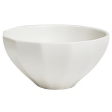 Woogi Ceramic 韓屋湯碗, 白色, 1個