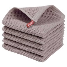 Lifely 多用途掛環式廚房毛巾, 米色, 5個