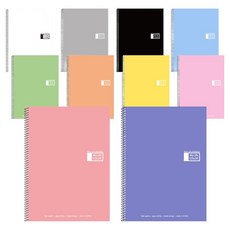 뭉구 Premium Simple My Life 彩色筆記本10入組, 1套, 混色
