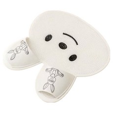 PEONIST 去角質清潔防滑足部刷墊 45 x 45 cm, 白色, 1個