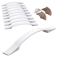 Sonjabisesang 水槽雙孔家具把手 P128, 白色, 10個