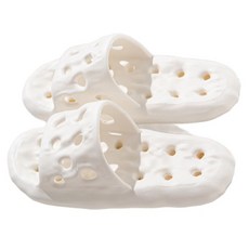 Needs You 防滑高級EVA浴室拖鞋, 1個, 白色