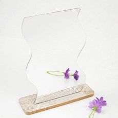 Finest One 藝術泡棉室內裝飾鏡 24 x 16 cm, 波浪 3mm