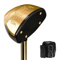 HitomiHonma 4STAR ROYAL GOLD 公園高爾夫球桿 85cm + 黑色腰包 HS001 組合, 混色