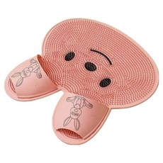 PEONIST 去角質清潔防滑足部刷墊 45 x 45 cm, 粉紅色, 1個