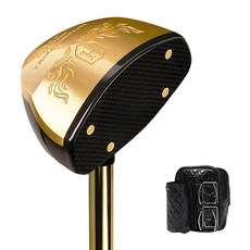 HitomiHonma 4STAR ROYAL GOLD 公園高爾夫球桿 83cm + 黑色腰包組合, 混色