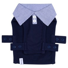 Montier 寵物層次披肩, 海軍藍, 1個