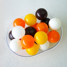 Gaekwacheonsun 幼兒用盛開的球池向日葵 320入+收納網 超大型組, 1套, 橘色, 檸檬黃, 深棕色, 白色