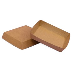 제이팩토리 크라프트 일회용 정사각 종이접시 11 x 11 x 2.4 cm, 50개, 1개입