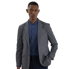 INDIAN 男士竹節印花夾克 MITFU5M2431