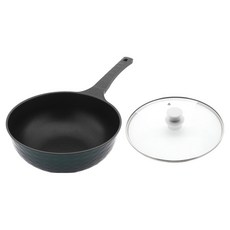 Double W 韓國製 IH 韓式宮廷炒鍋 + 鍋蓋套組, 1套, 28cm