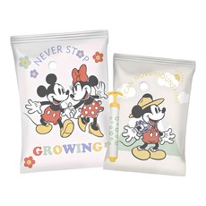 收納王妃 迪士尼 四大四中真空壓縮袋組 附抽氣筒 花朵散步, 1組, 1入