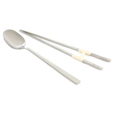 TACKAON 幼兒用湯匙+矯正器組, 1組, 湯匙+筷子+筷子輔助器, 霧面+黃色