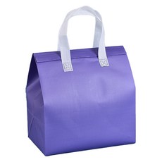 Marbella 外燴咖啡廳外帶保溫保冷袋, 紫色, 10個