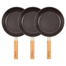 interCOOK Forest 電磁爐平底鍋3件組, 1套, 米色, 平底鍋 20cm + 平底鍋 20cm + 平底鍋 20cm