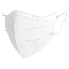 healtime Cocofit 彩色口罩 小型 M KF94, 白色, 25入, 1個