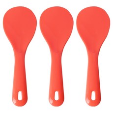 국산 플라워 주걱 대형, 주황, 3개