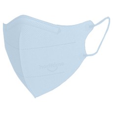 healtime Cocofit 彩色口罩 小型 L KF94, 灰藍色, 25入, 1個