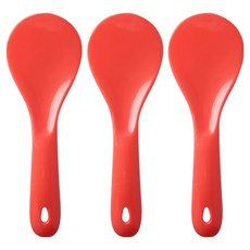 韓國製造花朵飯勺 特大型, 單色, 3個