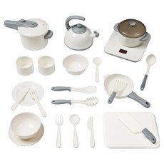 플레이맥스 아동용 멜로디 소꿉놀이 24종 세트, 화이트, 1개