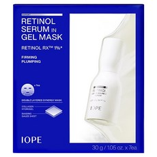 IOPE 艾諾碧 視黃醇精華凝膠面膜, 1盒, 7片