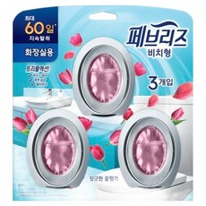 febreze 風倍清 浴室用放置型芳香劑 芬芳花香 3入, 1個, 18.9ml, 花香