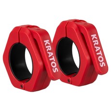 KRATOS Sports Braces 細磁吸鎖扣 2入, 紅色, 1個