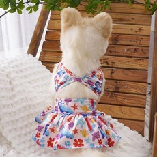 알럽펫 강아지 썸머 패턴 비키니 수영복, 해변, 1개