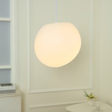 조약돌 1등 팬던트조명 대, 화이트