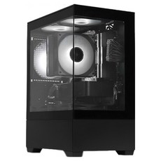 YJ MOD YJMOD 2025組裝電腦Ryzen 5 Ryzen 7000系列Radeon RX 7600, 黑色, Free DOS, GY313