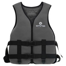 atina 氯丁橡膠浮力輔助衣 OSKA-9N 95kg, 炭灰色