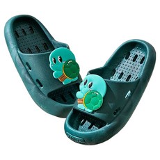 KIZTREE 兒童用排水EVA立體浴室拖鞋 SZ-468, 綠色