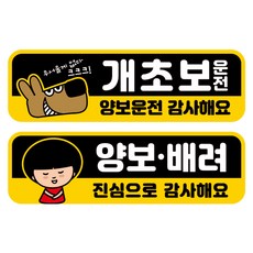 高亮度彩色磁性汽車反光貼組, 1組, RMA 055(046 初學者駕駛+222 感謝禮讓)