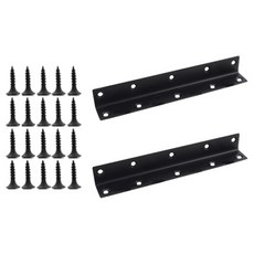 OON 不鏽鋼長方形角鐵E型 200mm 2入 + 螺絲釘 20入 組, 1套