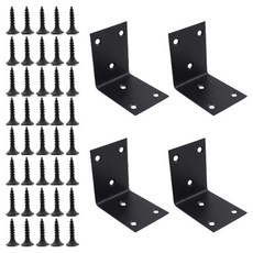 OON 不鏽鋼方形角鐵 E型 4入 + 螺絲釘 40入, 1套