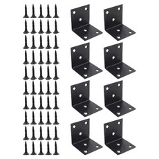 OON 不鏽鋼方形角鐵 C型 50mm 8入 + 螺絲釘 50入 組, 1套